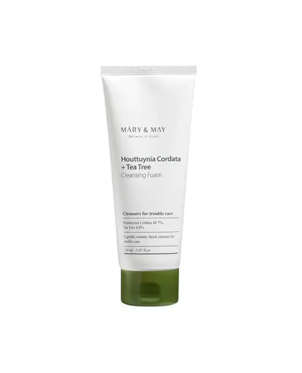Mary &amp; May Houttuynia Cordata &amp; Tea Tree Reinigungsschaum, 150 ml