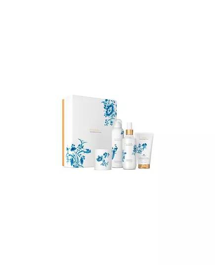 Set Rituals: Amsterdam Collection Cleansing Shower Mousse 200 ml + Amsterdam Collection Hydrating Body Cream 150 ml + Amsterdam Collection Scented Candle 140 g + Amsterdam Collection Dutch Tulips Cardamom & Japanese Yuzu Room Spray, 150 ml