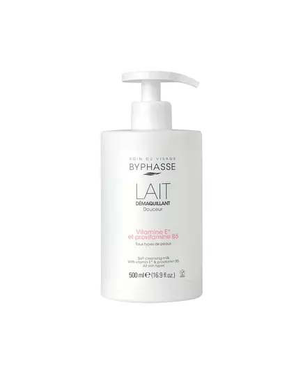 Byphasse Soft Hydrating Cleansing Milk For Face, 500 ml