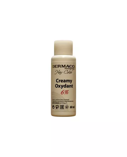 Dermacol Professional Hair Color Bleichen Haaroxidationscreme 6%, 60 ml