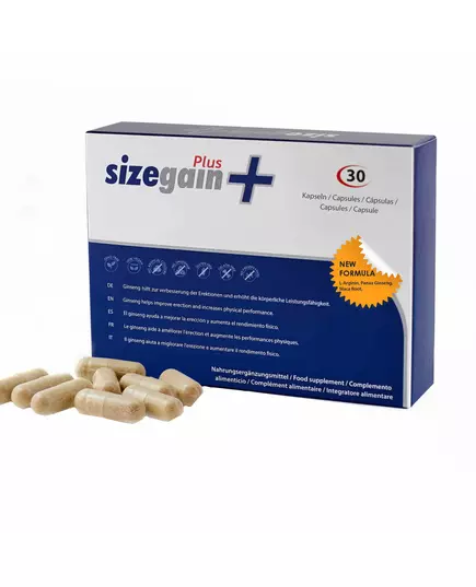 Sizegain Sizegain Plus Increase Male Virility & Sexual Potency Capsules 30 capsules