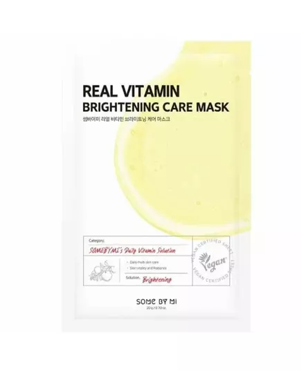 Real Vitamin Brightening Care Mask - Brightening face mask, 20 g