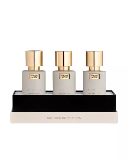 Editions De Parfums Florale Set Maison De L'Asie: Mother x Love Extrait De Parfum Unisex 15 ml + Bali Ha'i Extrait De Parfum Unisex 15 ml + Riviere Siam Extrait De Parfum Unisex, 15 ml