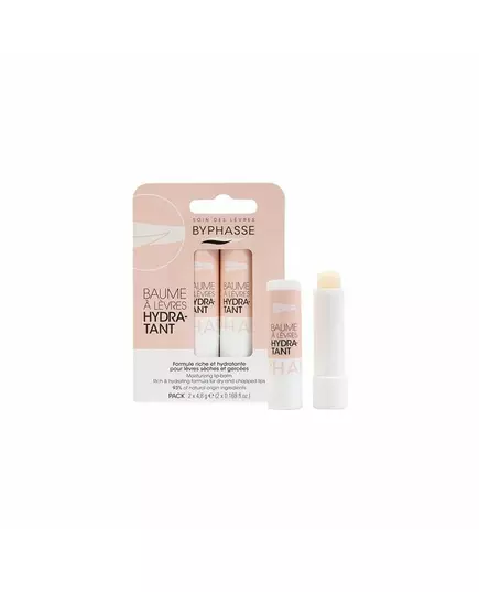 Byphasse Baume À Lèvres Hydratant 2 U, 2 pièces