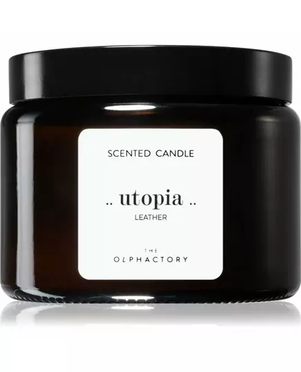 The Olphactory Utopia Leather Leather Duftkerze, 360 g