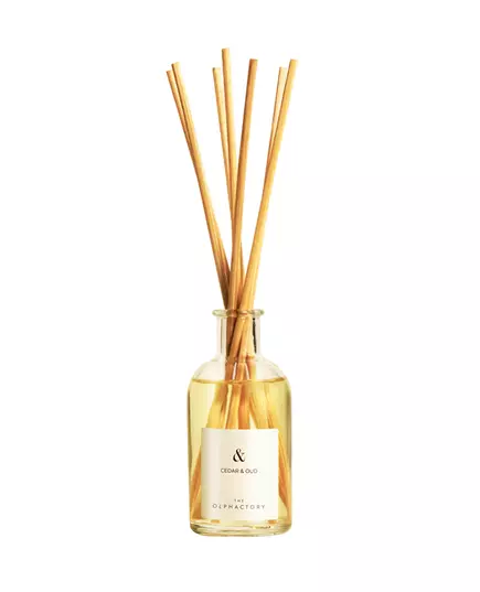 The Olphactory Cedar & Oud Fragrance Sticks Aroma Reed Diffuser, 100 ml