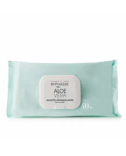 Byphasse Byphasse Aloe Vera Cleansing Wipes For Face, 40 pcs