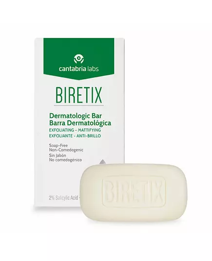 Cantabria Labs Biretix Exfoliating Cleansing Bar For Face, 80 g, image 2