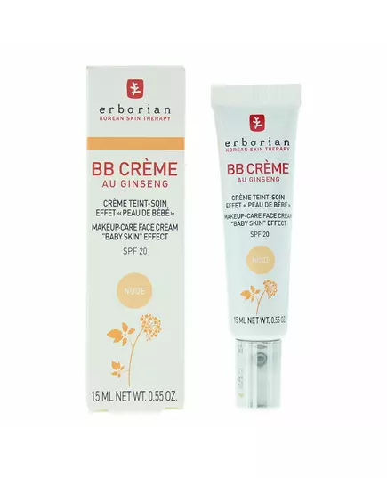 Erborian B.B Cream Ginseng Crème BB Nu SPF 20, 15 ml, image 2