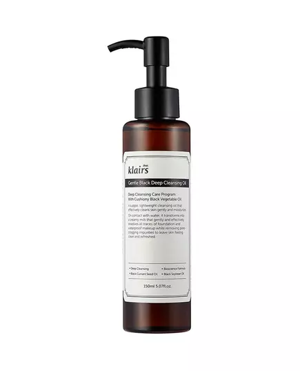 Dear Klairs Gentle Black Moisturising Cleansing Oil For Face, 150 ml