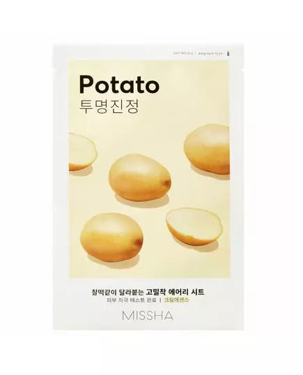 Missha Airy Fit Potato Gesichtsmaske Für das Gesicht, 19 g