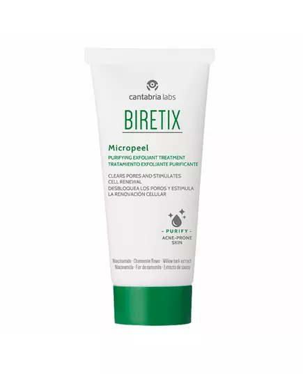 BIRETIX MICROPEEL soin exfoliant purifiant, 50 ml