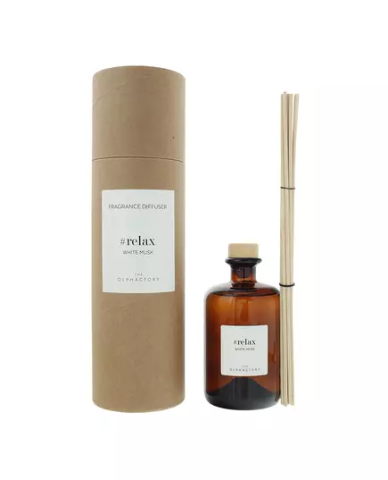 The Olphactory Relax White Musk Bâtonnets parfumés Diffuseur de parfum à roseaux, 500 ml