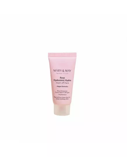 Masque à l’argile pour le visage Mary and May Rose Hyaluronic Hydra Hydratation intense, 30 g