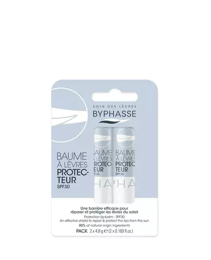 Set Duo Byphasse Byphasse Réparation Traitement pour baume à lèvres, 2 × 4,8 g