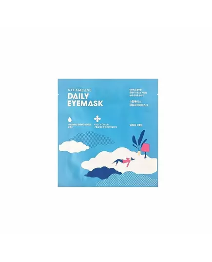 SteamBase Fleecy Cloud Soothing & Relaxing Weekly or as needed Eye Sheet Mask, 1 pc
