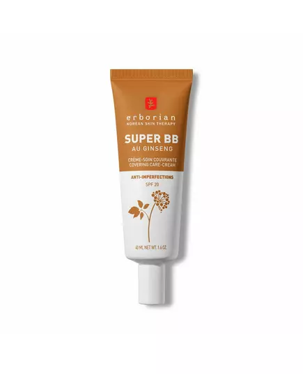 Erborian Super BB Ginseng High Coverage BB Cream 20 Caramel SPF 20, 40 ml