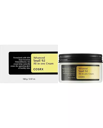 Cosrx Advanced Snail 92 Snail Extract Hydratant et nourrissant Crème Pour le visage, 100 g, image 2