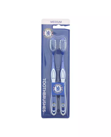 Set Duo Epl Chealsea Brosse à dents Blue and White, 2 pièces