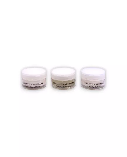 Susanne's Home Spa Collection Set Susanne Kaufmann: Face Cleansers Paraben-Free Purifying Cleansing Gel For Face 30 ml + Body Lotions & Creams Sulfates-Free Nourishing Body Butter Day 15 ml + Face Masks & Exfoliators Enzyme Exfoliating Cleanser 15, image 3