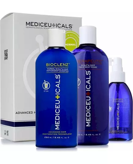 Mediceuticals Advanced Hair Restoration Technology Kit Fine: Bioclenz 250ml + Numinox 125ml + Therapeutic 250ml