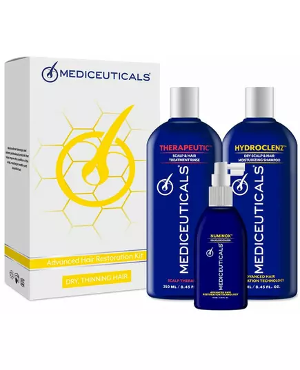 Mediceuticals Kit Dry: Hydroclenz 250ml + Numinox 125ml + Therapeutic 250ml