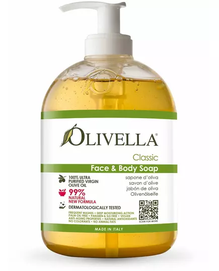 Olivella Classic face & body soap 500ml