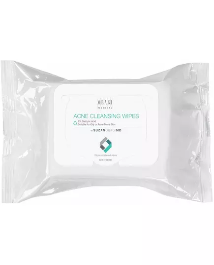 Obagi SuzanObagiMD On The Go cleansing wipes for oily acne prone skin 25pcs