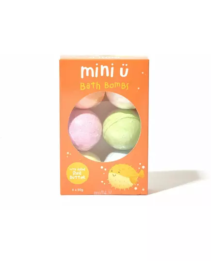 Mini-U Shea Butter bath bombs 6x50g