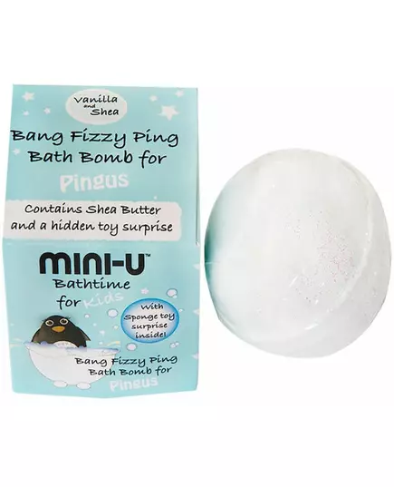 Mini-U Bang Fizzy Pink bath bomb white 50g