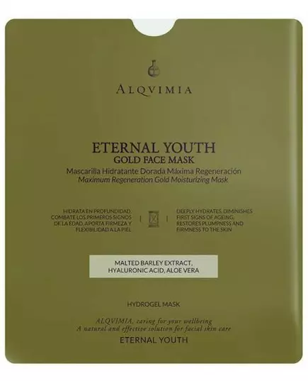 Alqvimia Eternal Youth Gold face mask 1 pc