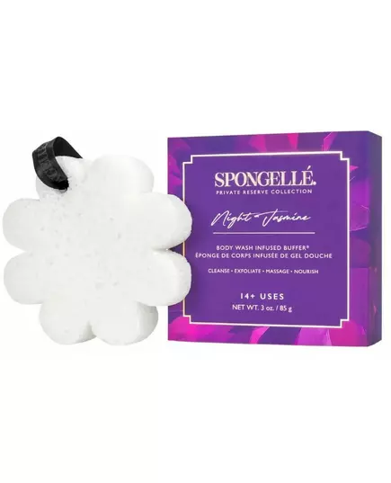 Spongelle Boxed White Flower Night Jasmine White 1pc