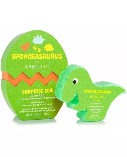 Spongelle Sponge Animals Spongeasaurus Collection T-Rex 1pc