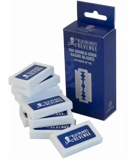 The Bluebeards Revenge Pack Of Safety Razor Blades 10 x 10pcs