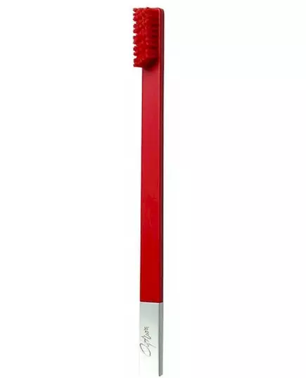 Apriori Slim Medium toothbrush Carmine Red Silver