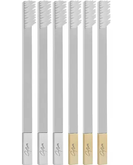 Apriori Slim Medium toothbrush White 6-Pack Set