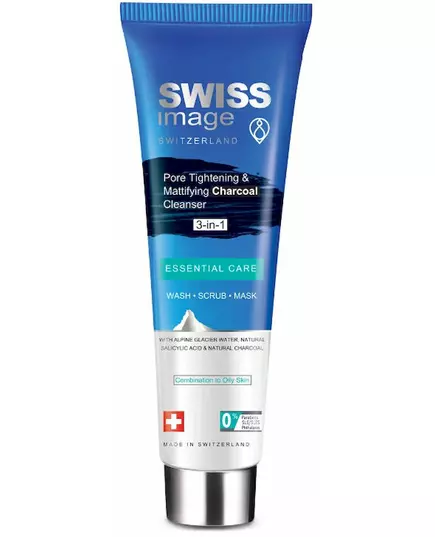 Swiss Image Pore Tightening & Mattifying Charcoal cleanser 75ml