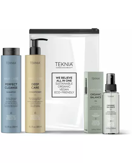 Lakme Teknia Sports Ritual Pack : Shampooing 300 ml + Après-shampooing 300 ml + Huile d'équilibre 100 ml