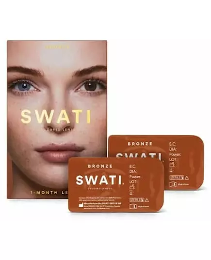 Swati Coloured 1-Month Lenses Bronze 1 Pair