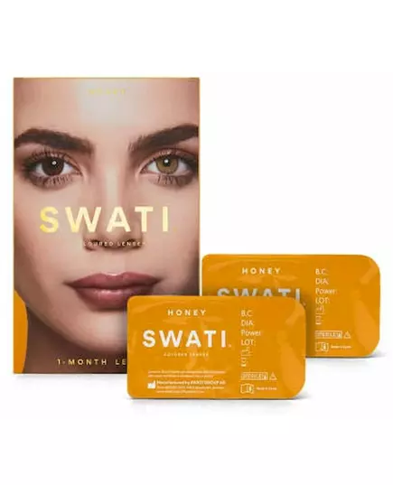 Swati Coloured 1-Month Lenses Honey 1 Pair