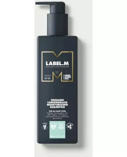 Label.m Organic Lemongrass Moisturising Shampoo 300 ml