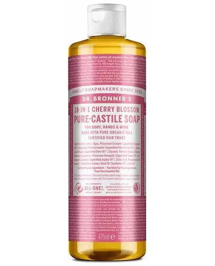 Dr. Bronner's 18-in-1 Liquid Soap Cherry Blossom 475ml