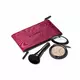 Trick Of The Light Extra Dimension Skinfinish Kit Set MAC: Textile Makeup Bag Burgundy + MAC Multi Face Brush 143S + Extra Dimension Skinfinish Highlighter Powder Magnetic Attraction, 9 g, Bild 2