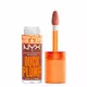 Nyx Professional Make Up DUCK PLUMP brillant à lèvres #marron d'applaudissements, 6,8 ml
