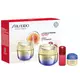 Set Shiseido: Vital Perfection Uplifting & Firming Cream Face 50 ml + Vital Perfection Firming Overnight Cream For Face 15 ml + Ultimune Power Infusing Serum For Face, 50 ml