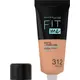 Maybelline FIT ME MATTE+PORELESS foundation #312-golden, 30 ml, image 2