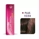 Wella Professionals Color Touch Plus Ammonia-Free Semi-Permanent Hair Dye 55/04 Intense Light Natural Red Brown, 60 ml