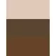 Setzen Makeup Revolution Brow Sculpt Augenbrauenpalette Dunkelbraun, 2,2 g, Bild 2