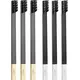 Apriori Slim Soft toothbrush Black 6-pack set